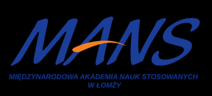 Logo Międzynarodowej Akademii Nauk Stosowanych w Łomży