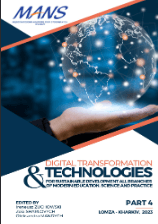 Okładka publikacji: Digital transformation and technologies for sustainable development all branches of modern education