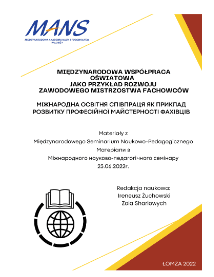 Okładka publikacji: Międzynarodowa współpraca oświatowa jako przykład rozwoju zawodowego mistrzostwa fachowców