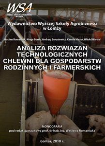 Okładka publikacji: Analiza rozwiązań technologicznych chlewni dla gospodarstw rodzinnych i farmerskich