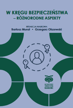 Okładka publikacji: W KRĘGU BEZPIECZEŃSTWA – RÓŻNORODNE ASPEKTY
