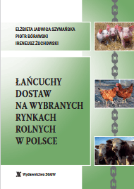 Okładka publikacji: Łańcuchy dostaw na wybranych rynkach rolnych w Polsce