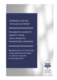 Okładka publikacji: Zarządzanie zasobami ludzkimi